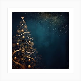 Elegant Christmas Design Series034 Art Print