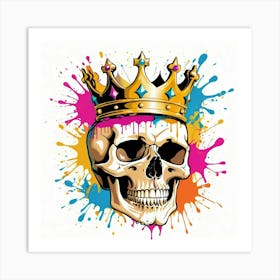 Graffiti Skull 15 Art Print