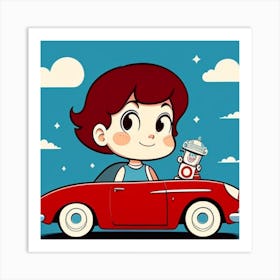 Classic Car 4 Art Print