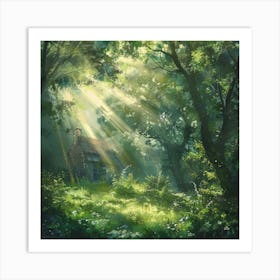 House In The Forest 1 Art Print