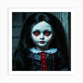 Creepy Doll Art Print