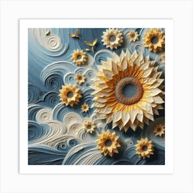 Quilling Art Art Print