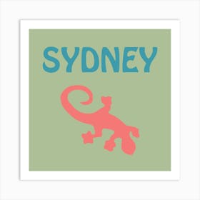 Sydney Bold Illustration Art Print