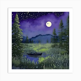 Night In The Woods Art Print