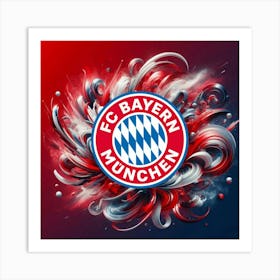 FC Bayern München Logo Wall Art 14 Art Print