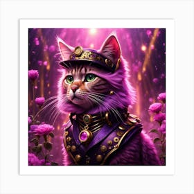 mystical cat Art Print