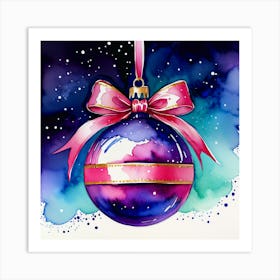 Christmas Ball Art Print