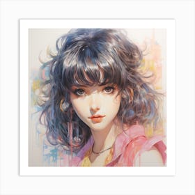 Kawaii Girl Art Print