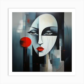 Abstract Of A Woman 3 Art Print