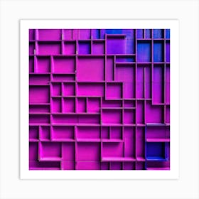 Purple Wall Art Art Print