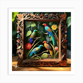 Parrots Art Print