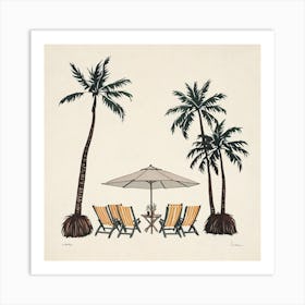 Palm Trees Art Print