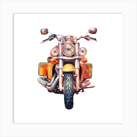 Harley Davidson Motorcycle Art Print