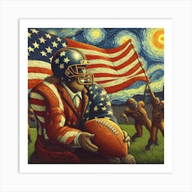 American Football Art Print