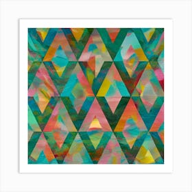 Argyle Abstract Art Print