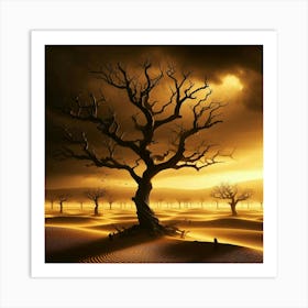 Desert Tree Art Print