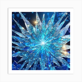 Glass Star Art Print