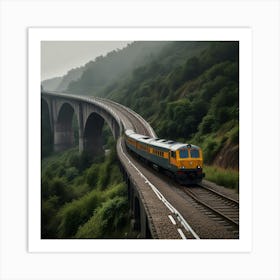 Default Create Unique Design Of Railway 1 Art Print