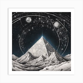 Pyramids And Stars Art Print