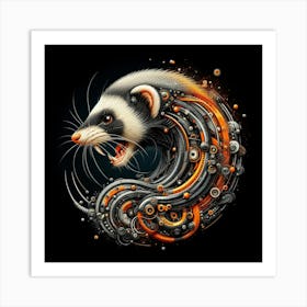 Ferret 3 Art Print