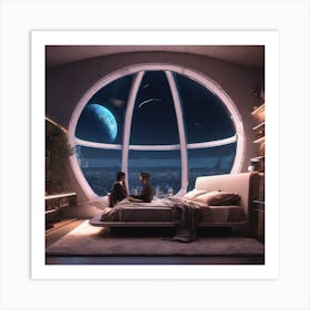 Futuristic Bedroom 7 Art Print