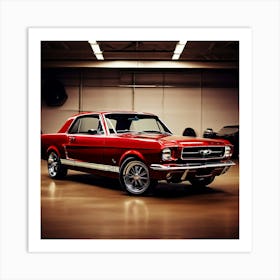 Ford Car Automobile Vehicle Automotive American Brand Logo Iconic Heritage Legacy Innovat Art Print