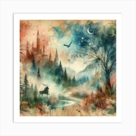 Fairytale Forest 8 Art Print