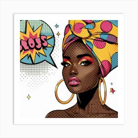 Rutendo Pop Black Woman Art Print