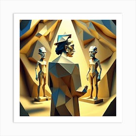 Man In A Cave Art Print