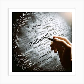 Mathematics Concept Poster