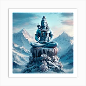 Lord Shiva 5 Art Print