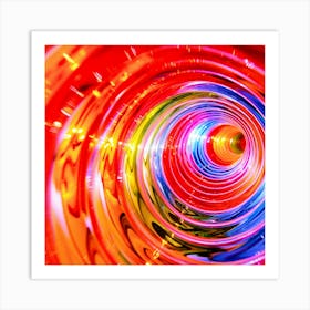 Traveling with the speed of Light Art Print