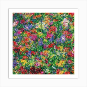 Flowers In The Meadow Art Print