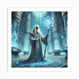 Master Cryomancer Research And Development Art Print