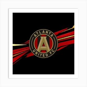 Atlanta United FC Logo Wall Art Art Print