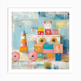 Toy Truck Art Print