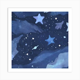 Stars at night 3 Art Print