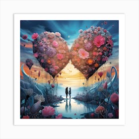 Surreal Love Garden By Csaba Fikker 15 Art Print