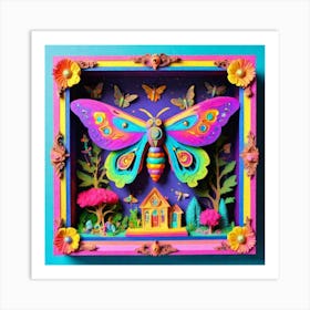 Butterfly House Art Print