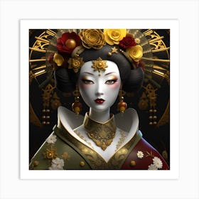 Geisha 35 Art Print