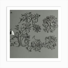 Floral Wall Art 5 Art Print