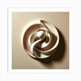 Paper Sculpture Art Print