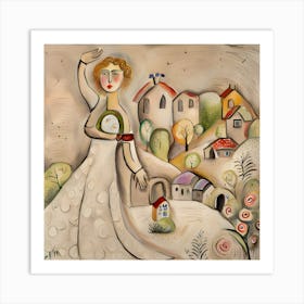 Runaway Bride Art Print