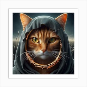 Lord Of The Rings Cat 5 Art Print