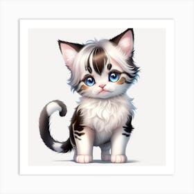 Cute Kitten Art Print