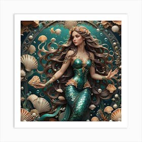 Mermaid 3 Art Print