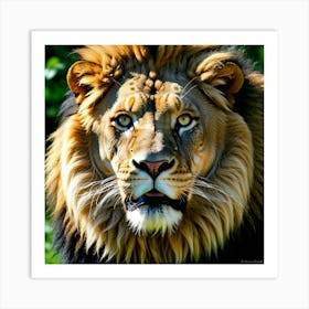 Lion photo 2 Art Print