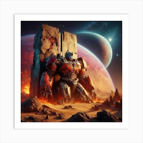 Transformers The Last Knight 9 Art Print