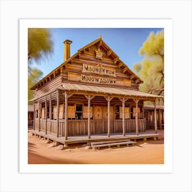 Old West Town Art Print