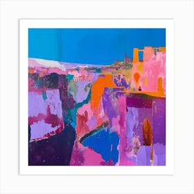 Abstract Travel Collection Afghanistan 4 Art Print